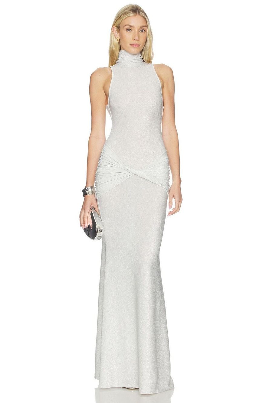 DELFI Roya Dress in Ice Size Small $389